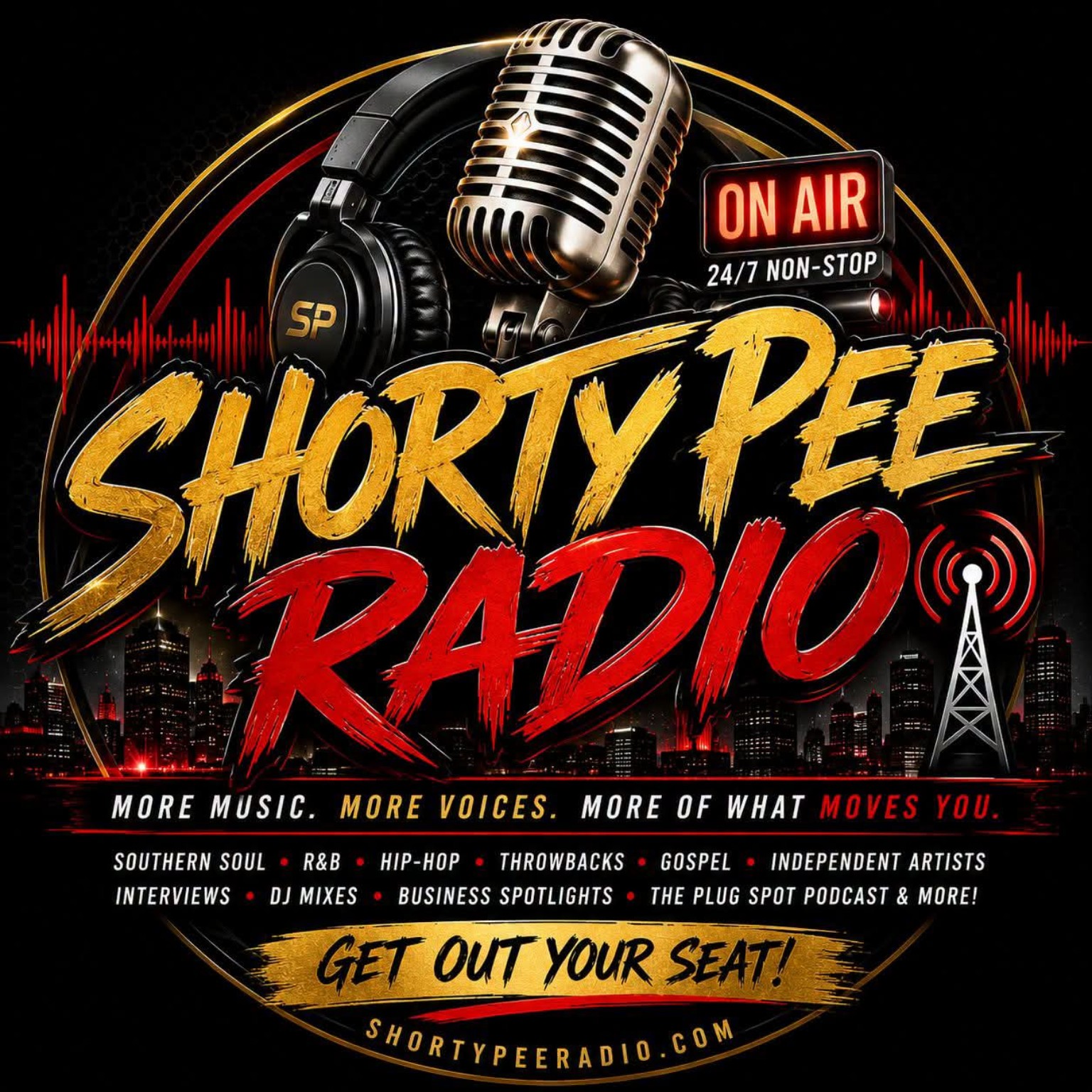 Shorty Pee Radio — on air 24/7 with Southern Soul, R&B, Hip-Hop, throwbacks, gospel and independent artists